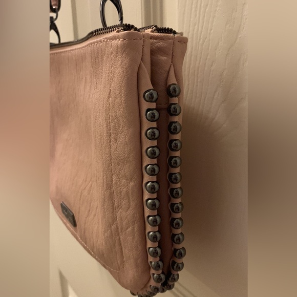 Pink Faux Leather Jessica Simpson Crossbody - Picture 4 of 9